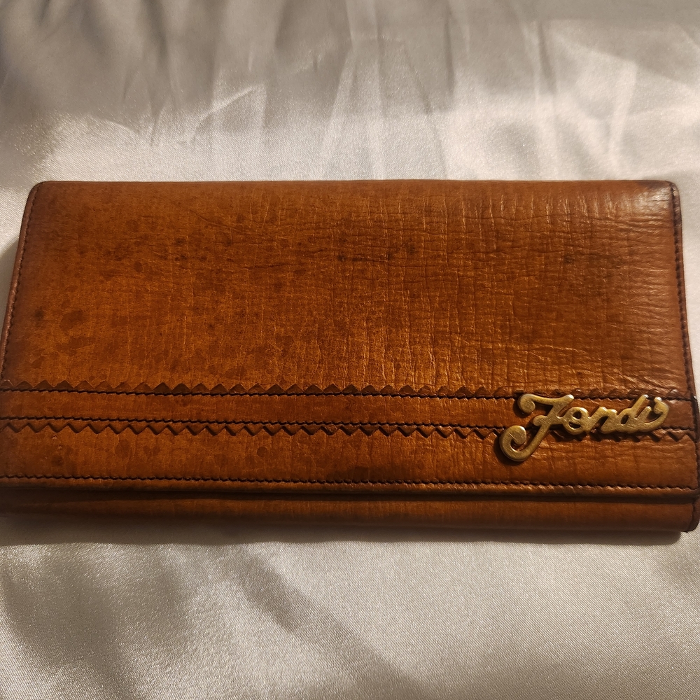 Fendi Tan Leather Women's Wallet